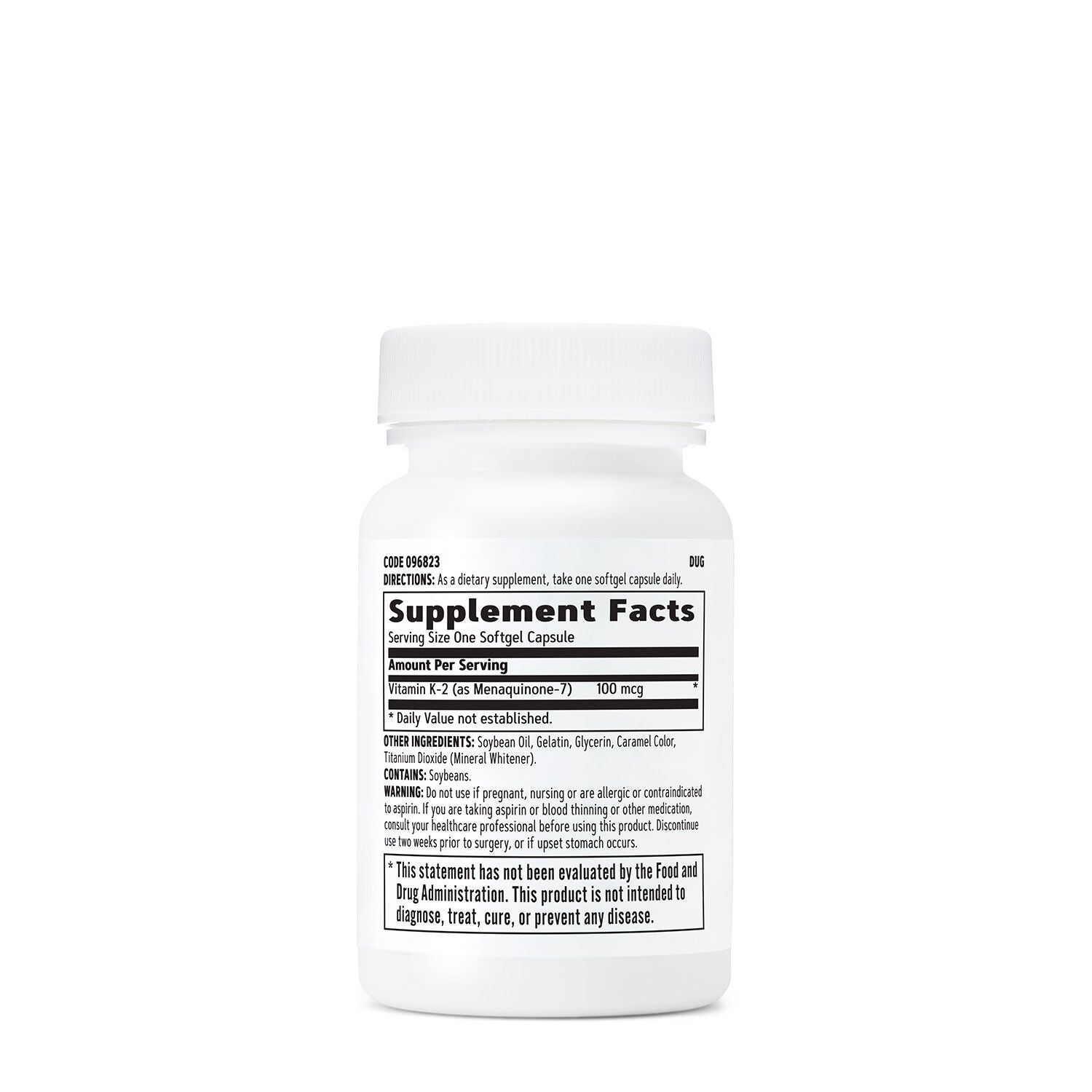 Vitamin K-2 - 100 mcg - 60 Softgels (60 Servings)  | GNC
